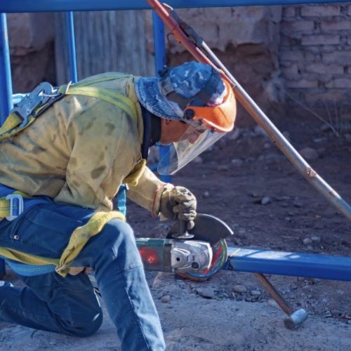 Santa Lucía avanza con obras en la Unión Vecinal Villa Ford