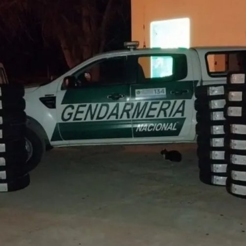 Gendarmería decomisó más de 40 neumáticos de contrabando que venían de Mendoza