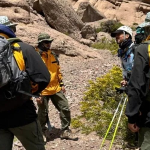 Un andinista estuvo perdido en el Cerro Mercedario siete horas, hasta que Gendarmería lo rescató