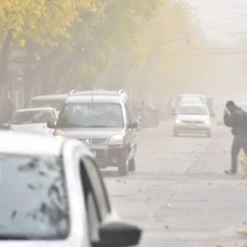 Alerta por llegada de viento sur