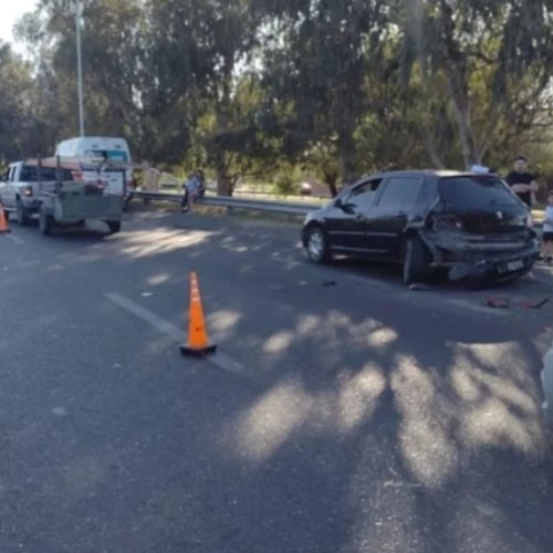 Un choque en avenida Circunvalación causó caos vehicular