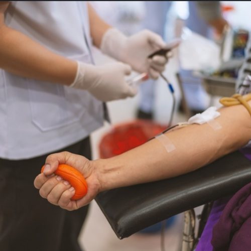Cronograma para donación de sangre en diciembre