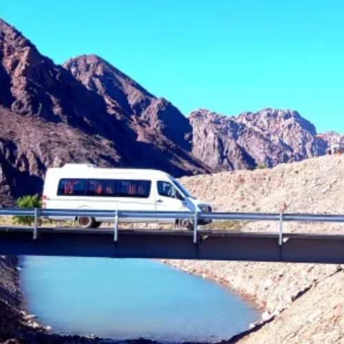 Avances en la construcción de puentes en el desvío del Río Los Patos