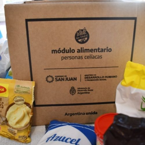 Nueva entrega de módulos alimentarios para personas con celiaquía