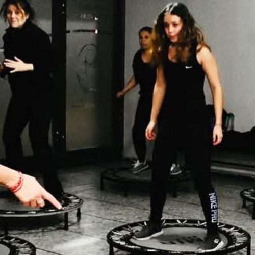 Clase gratuita de trampolín en Santa Lucía