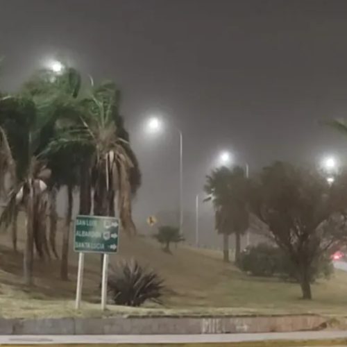 Alerta por viento fuerte