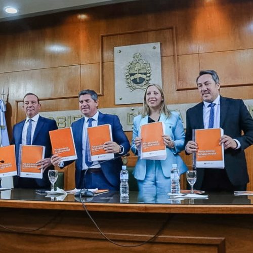 Orrego presentó el Plan Provincial de Salud Mental de San Juan