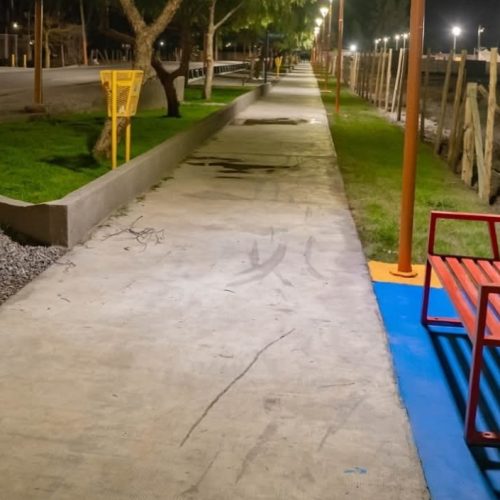 En Santa Lucía el Paseo Balcarce está listo para ser disfrutado