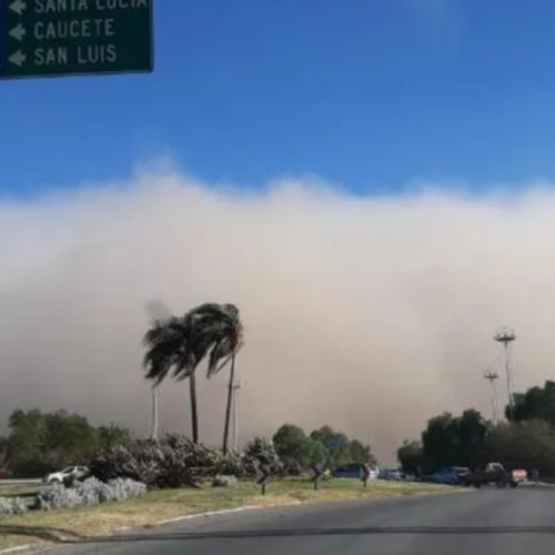 Alerta por viento Zonda