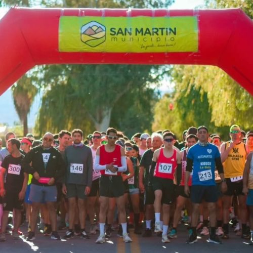 San Martín celebró con éxito la primera edición de la carrera Corre San Martín 8K