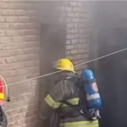 En Santa Lucía: una mujer sufrió fuertes quemaduras tras un grave incendio