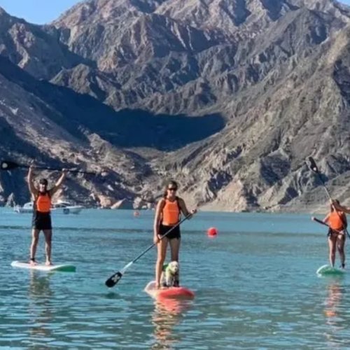Habilitaron el nado en aguas abiertas en el Dique Punta Negra