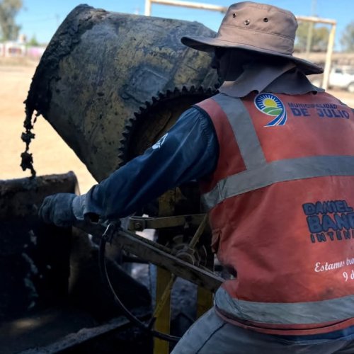 Avances de obras en 9 De Julio