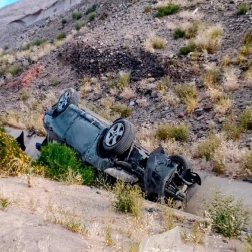 Sanjuaninos que volvían de Chile tuvieron un grave vuelco en Mendoza