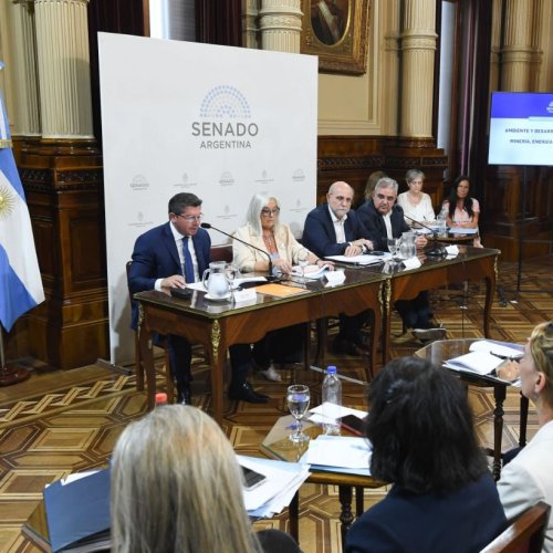 Orrego cerró el Plenario de Comisiones del Senado que analiza aclaraciones a la Ley de Glaciares