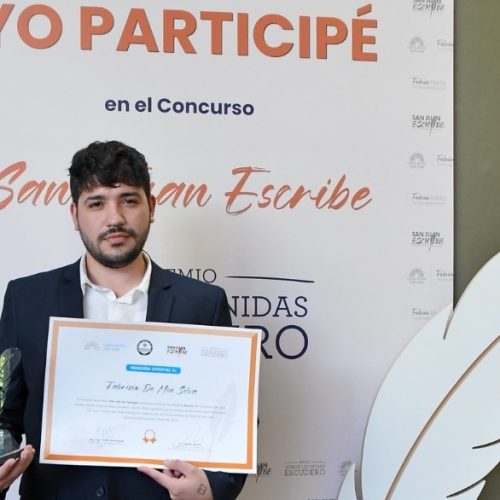 San Juan Escribe: Hoy te presentamos a Fabrizio De Min Silva
