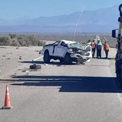 Grave accidente en Ruta 40, en el límite con La Rioja