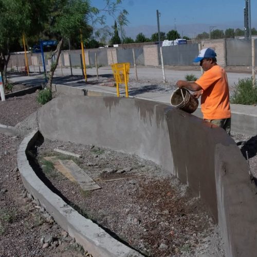 Avances de obras en Santa Lucía