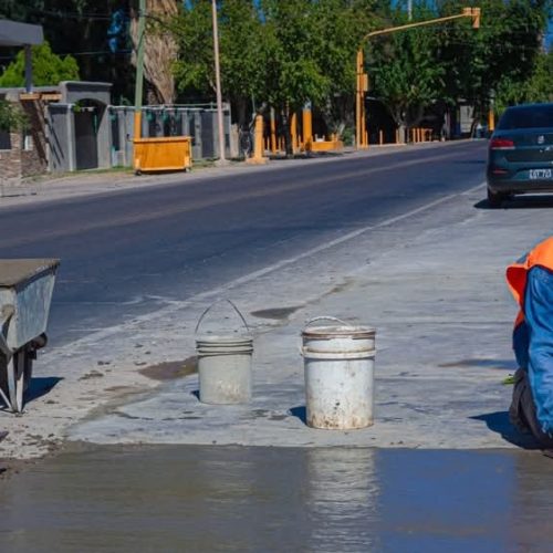 Santa Lucía mejora la seguridad vial con obras en banquinas