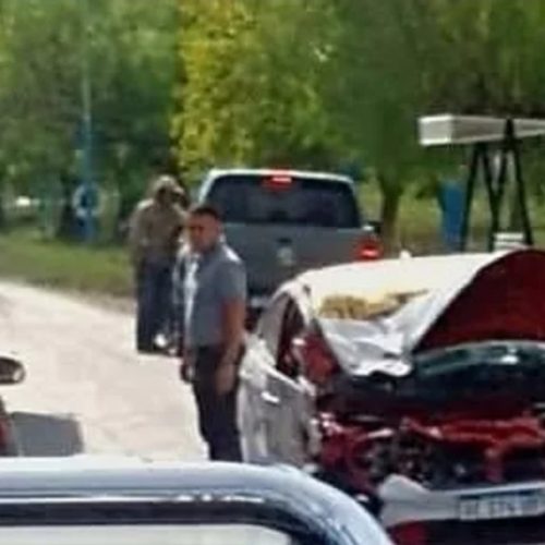 Fuerte accidente en la Ruta 20: el tránsito está cortado