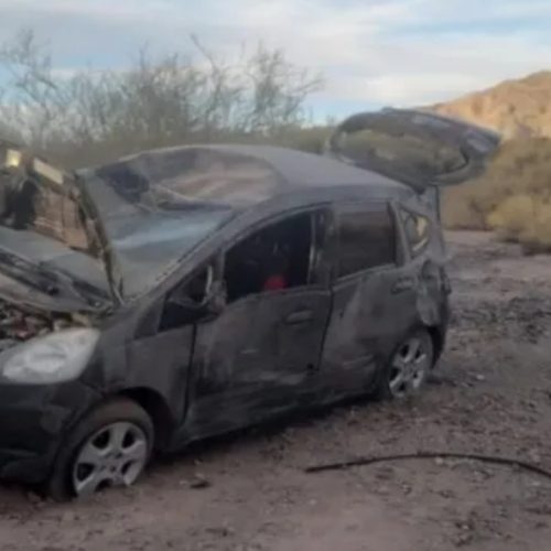 Impactante vuelco sobre la Ruta 149 deja a una mujer con diversos golpes