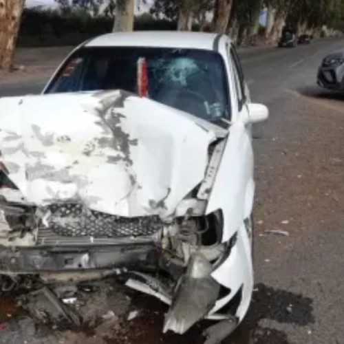 Se cree que iba en estado de ebriedad y causó un fuerte choque