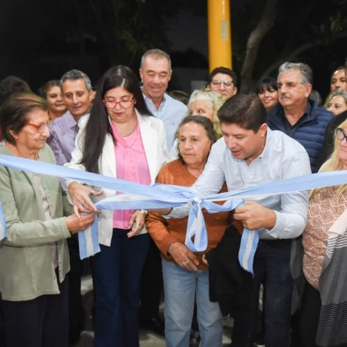 Inauguración de la Unión Vecinal de Villa Balcarce en Santa Lucía