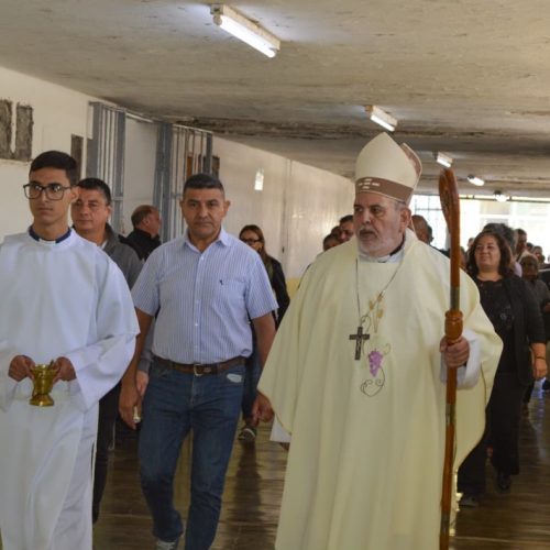 Celebraron la misa de Jueves Santo en la Unidad Penal de Chimbas