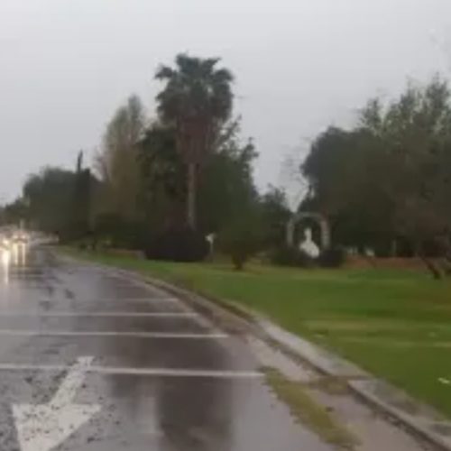 Relevamiento de lluvias en la provincia y asistencia a personas afectadas