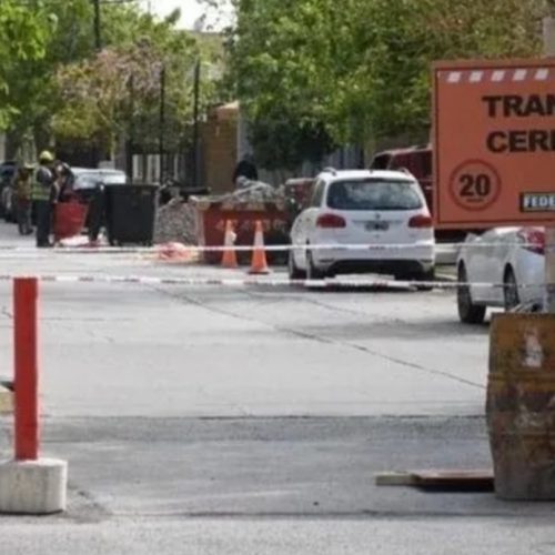 Corte de tránsito en zona céntrica por trabajos de OSSE: ¿Donde?