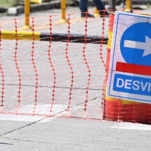 Corte de tránsito en Avenida Rawson por obras de cloacas