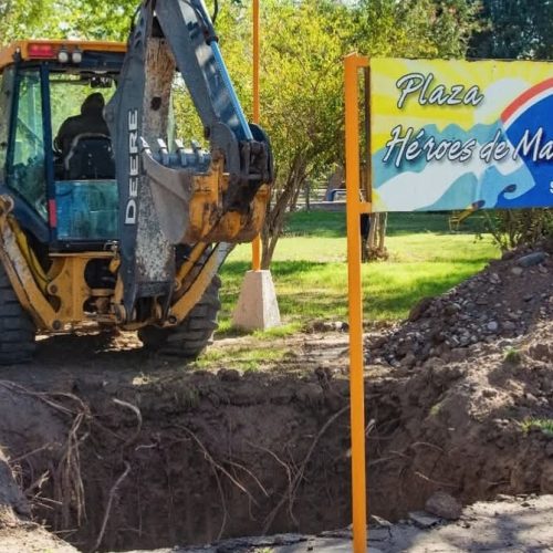 Mantenimiento de plazas en Santa Lucía