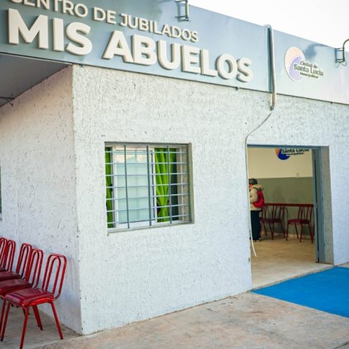 La Municipalidad de Santa Lucía inauguró importantes obras en el Centro de Jubilados “Mis Abuelos”