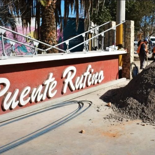 Continúan avanzando con las obras en Santa Lucía