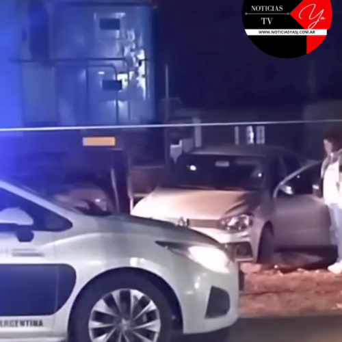 🔴El tren de carga embistió y arrastró a un auto más de 50 metros ¡en Caucete!