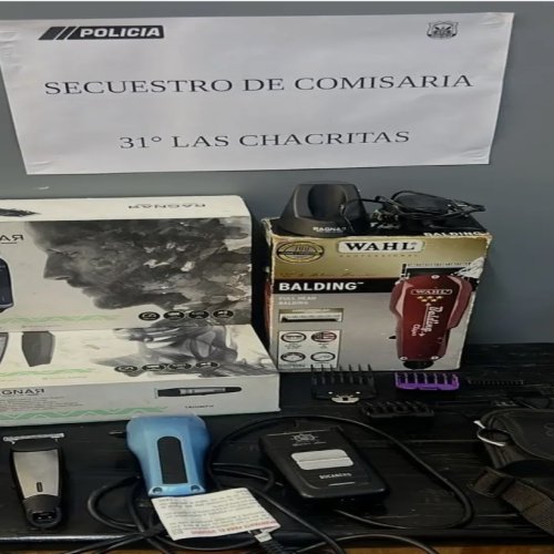 En Las Chacritas: robó herramientas de peluquería y fue detenido
