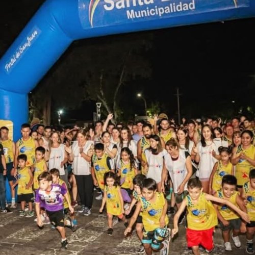 “Por amor a la vida”: en Santa Lucía se llevó a cabo una carrera en apoyo a la Lucha contra el Cáncer Infantil