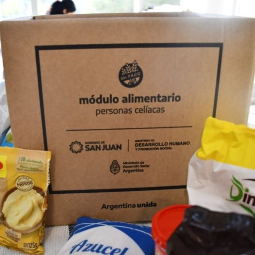 Cronograma de entrega de módulos alimentarios para personas celíacas
