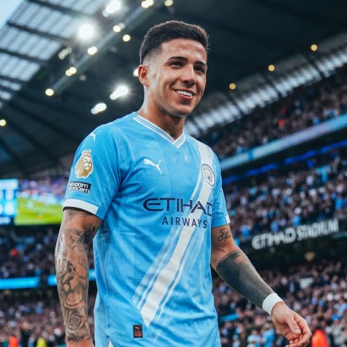 Enzo Fernández brilló en el debut del City en Champions