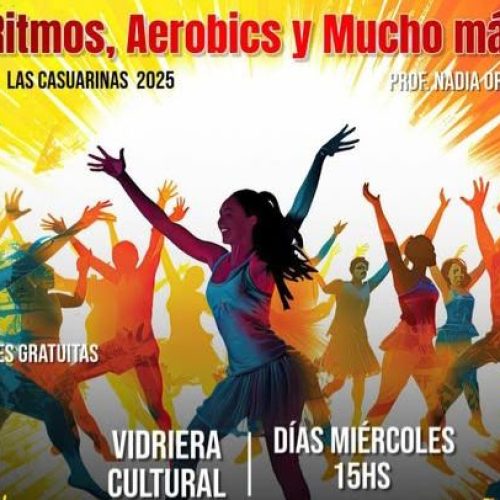 Ritmos y energía en la Vidriera Cultural de Casuarinas.