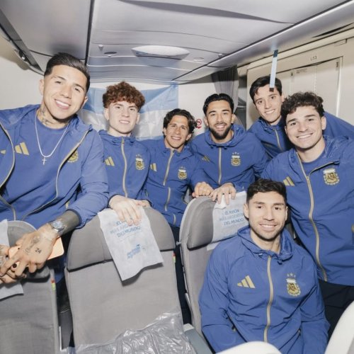 Argentina ya está en Estados Unidos para el Mundial