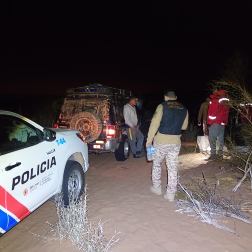 Rescatan en el campo a una familia de Chimbas que llevaba más de 24 horas extraviada