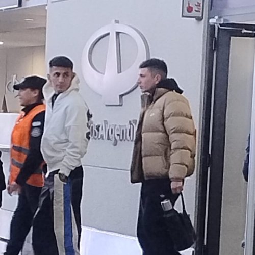Parte de la selección paso por San Juan