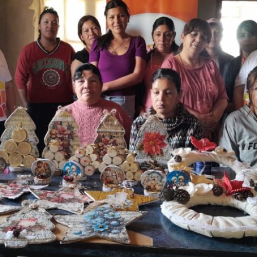 Organizan actividades para mujeres de la Comunidad Huarpe de Punta del Agua