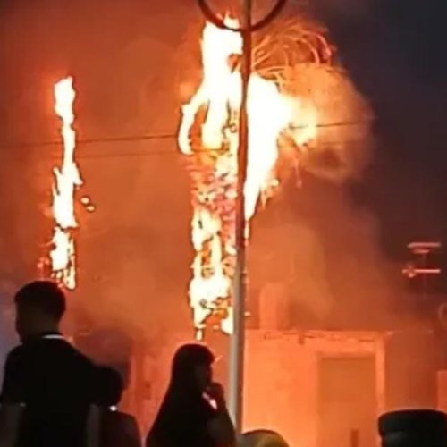 Una cañita voladora casi desata una tragedia en Navidad