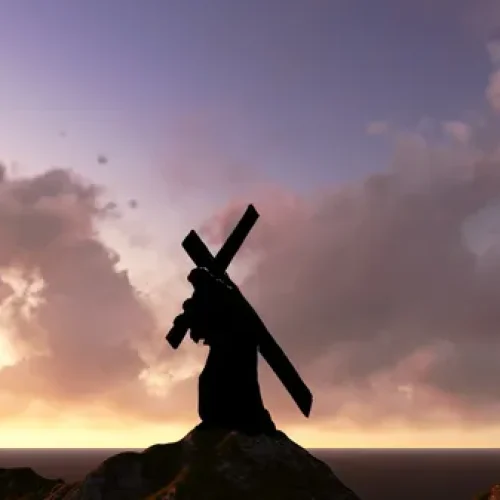 Vía Crucis en el barrio Santa Rita