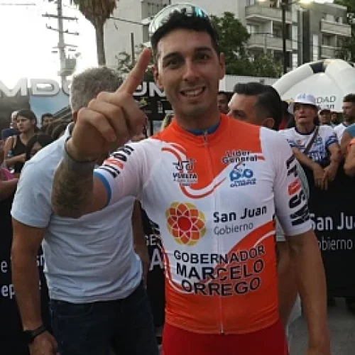 Nicolás Tivani ganó la primera etapa de la Vuelta a San Juan