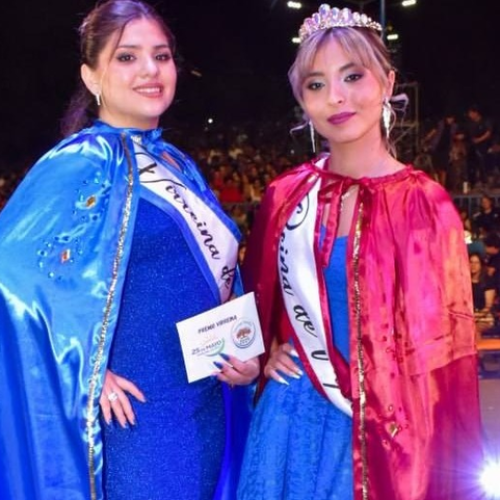 Oriana y Yoselin, reina y virreina del Carnaval Tupeli 2025