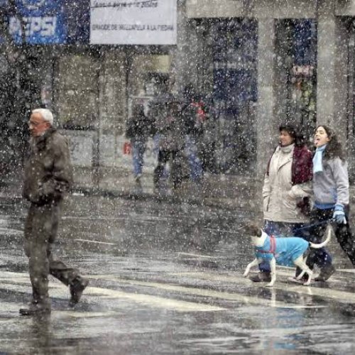 San Juan espera una jornada muy fría y no se descartan nevadas este miércoles