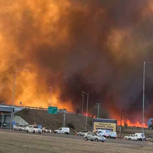 Incendio forestal fuera de control en Córdoba